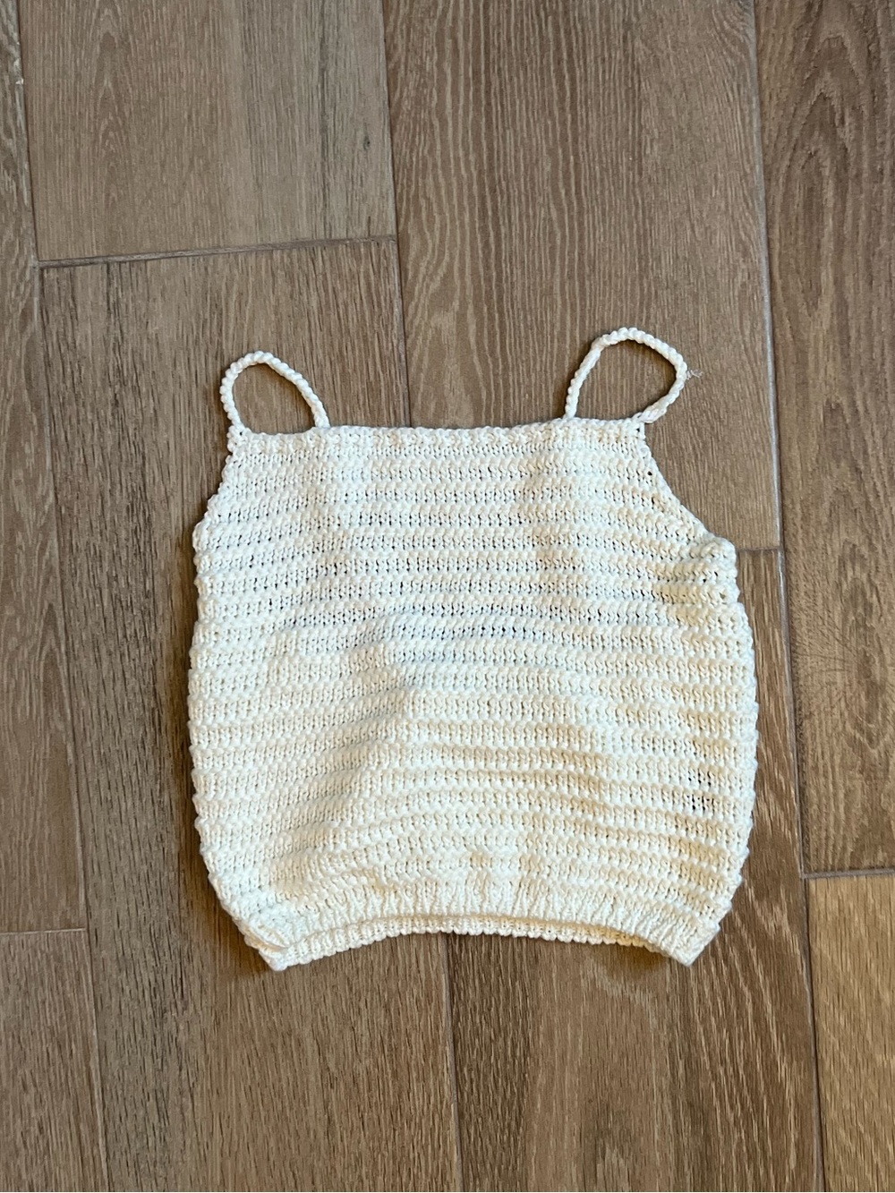 Crochet Tank Top Spaghetti Straps